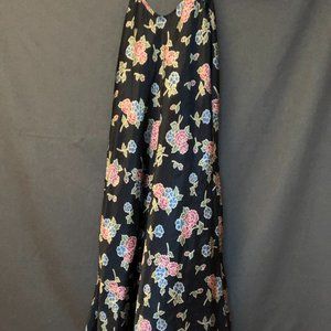 GJG navy flowery maxi sundress, M